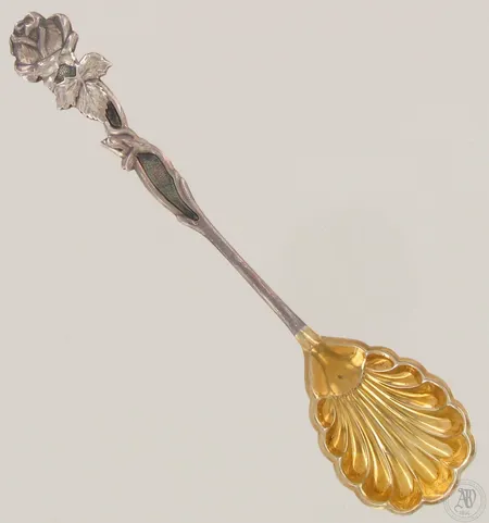 Sokerilusikka,pituus 125mm, uusihopeaa 