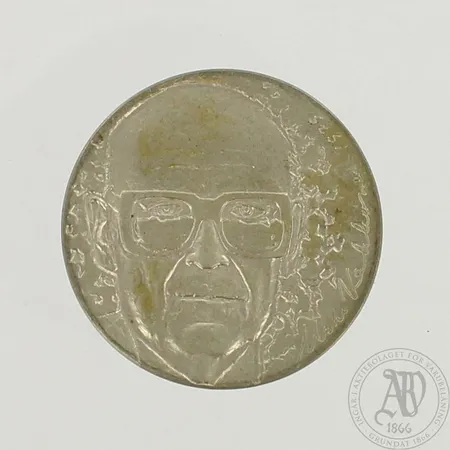 Juhlaraha, Urho Kekkonen 1975, nimellisarvo 10 markkaa, 500, paino 23,8g 
