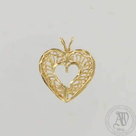 Viallinen riipus, 585, paino 1,2g 