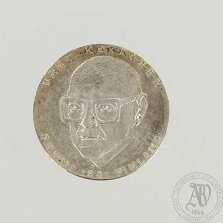 Juhlaraha, Urho Kekkonen 1981, nimellisarvo 50mk, 500, paino 20,1g 