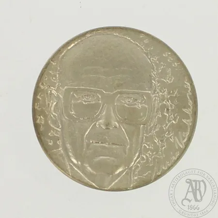 Juhlaraha, Urho Kekkonen 1975, nimellisarvo 10 markkaa, 500, paino 23,9g 