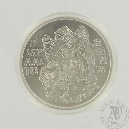 Juhlaraha, Alvar Aalto, 100 Markkaa, 1998, 925br, paino 25,9g 