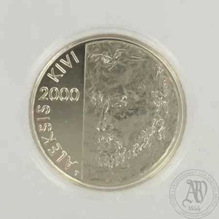 Juhlaraha, 100 Markkaa 2000, Aleksis Kivi, 925br, paino 26,1g 