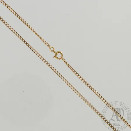 Panssarikaulaketju, lukko hiaman löystynyt, pituus 45cm, 585, paino 5,0g 