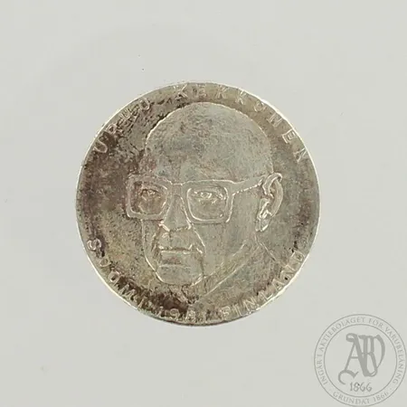 Juhlaraha, Urho Kekkonen 1981, nimellisarvo 50mk, 500, paino 20,0g 