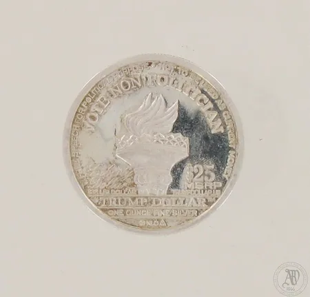 Hopearaha Trump The Government, vuodelta 2016, 999, paino 31,1g