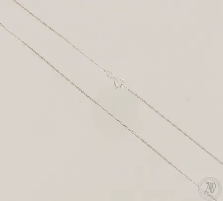 Panssarikaulaketju, pituus 44,5cm, 925, paino 2,3g