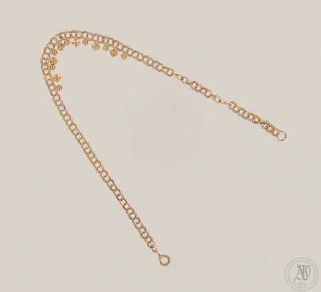 Viallinen ranneketju, 585, paino 1,8g