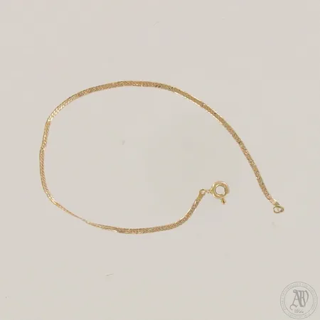 Viallinen ranneketju, 585, paino 0,8g