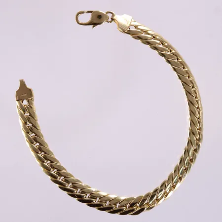 Panssariranneketju, leveys 7mm, pituus 190mm, 750, paino 12,4g