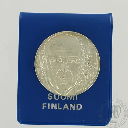Juhlaraha, Urho Kekkonen 1975, nimellisarvo 10 markkaa, 500, paino 23,6g 