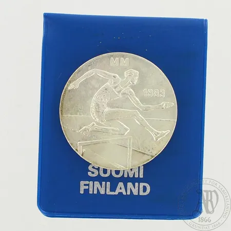 Juhlaraha, yleisurheilun MM 1983, nimellisarvo 50 markkaa, 500, paino 21,9g 