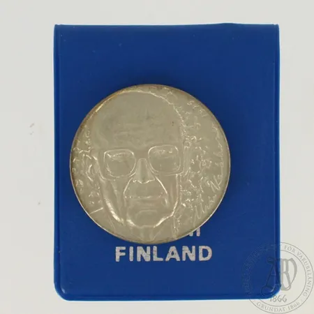 Juhlaraha, Urho Kekkonen 1975, nimellisarvo 10 markkaa, 500, paino 23,4g 