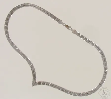 Kaulakoru, pituus 40cm, leveys 5mm, 925, paino 16,8g