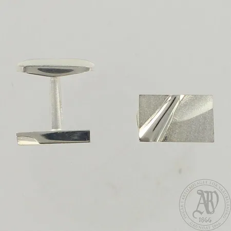 Kalvosinnapit, Lapponia Quasar 680031, design Zoltan Popovits, uuden veroiset, koko 10x16mm, 925, paino 19,0g