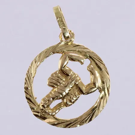 Horoskooppiriipus, skorpioni, korkeus 22mm, 750, paino 1,2g