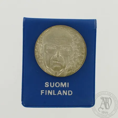 Juhlaraha, Urho Kekkonen 1975, nimellisarvo 10 mk, 500, paino 23,9g 