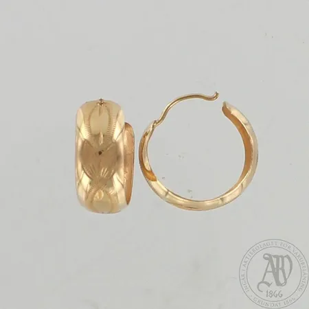 Kuvioidut korvarenkaat, Ø 15mm, 585, paino  Paino: 0 g