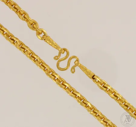 Ankkurikaulaketju, pituus 52cm, leveys 8mm, 965, paino 30,4g