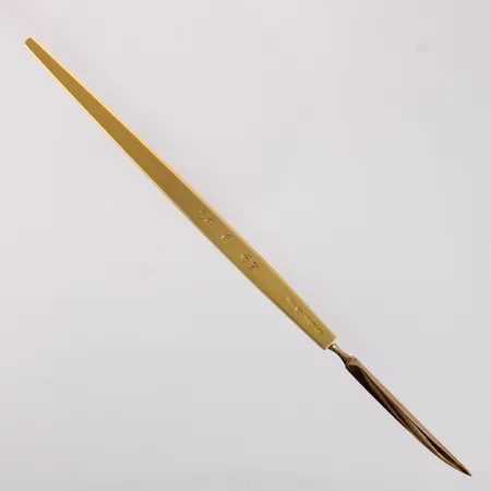 Kirjeveitsi, kaiverrettu, pituus 135mm, laatikko, 585, paino 17,0g