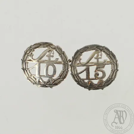 2 rintaneulaa, Ø 23mm, 830, paino 5,9g (kuvaustekstiä muutettu 7.5 2019)