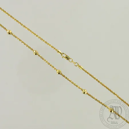 Kaulaketju, pituus 42,5cm, 585, paino 3,3g 