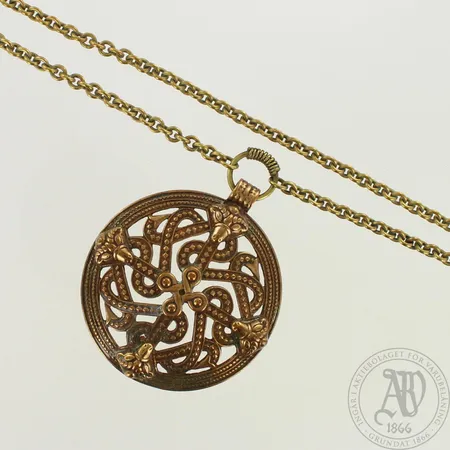 Kaulakoru, Kalevala Koru "riipus-38" ketjun pituus 80cm, pronssi
