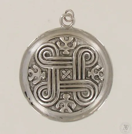 Riipus, Hannunvaakuna, korkeus 58mm, metallia