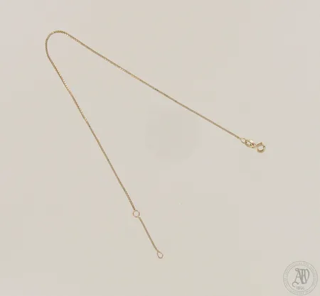 Nilkkaketju, pituus 23/25,5cm, 585, paino 1,7g