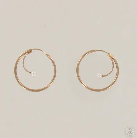 Helmikorvarenkaat, korkeus 24mm, 585br, paino 1,5g 