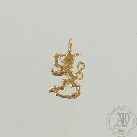Leijona-riipus, korkeus 20mm, 585, paino 1,0g 