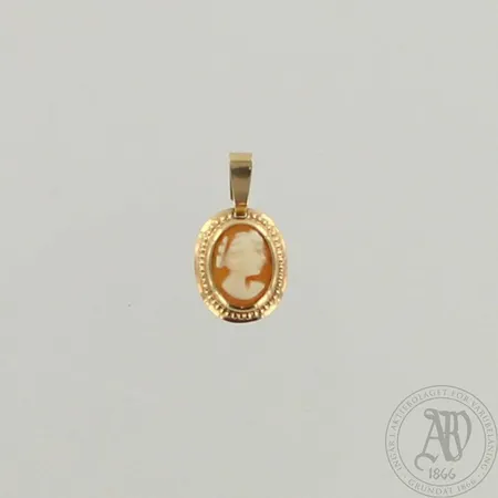 Camee-riipus, korkeus 15mm, 585br, paino 0,4g 