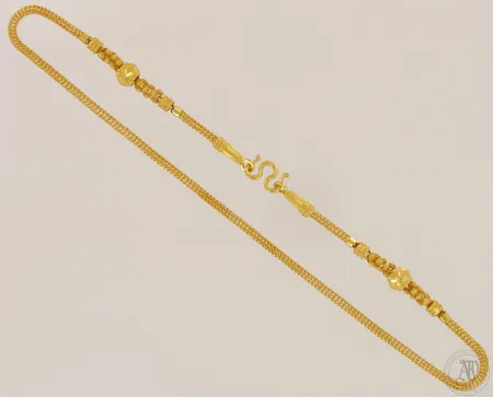 Kaulaketju, pituus 48cm, ontto punonta, 965, paino 30,4g