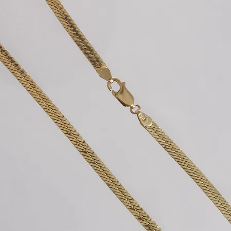 Kaulaketju, pituus 45,5cm, 585, paino 13,6g