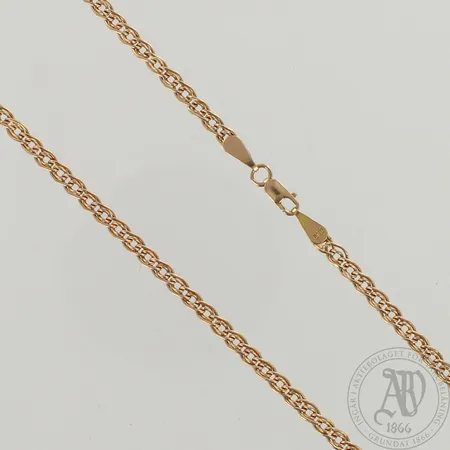 Kaulaketju, pituus 45cm, 585, paino 4,4g 