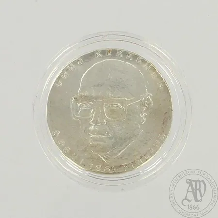 Juhlaraha, Urho Kekkonen 1981, nimellisarvo 50 mk, 500, paino 20,1g 