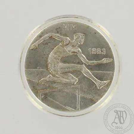 Juhlaraha, yleisurheilun MM 1983, nimellisarvo 50 markkaa, 500, paino 22,0g 