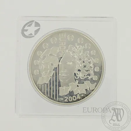 Juhlaraha, Ranska 1½ euroa, 2004 European Union Expansion, 900, paino 22,2g 
