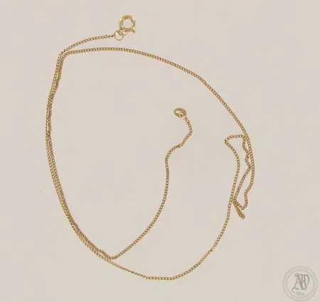 Viallinen kaulaketju, 585, paino 1,9g