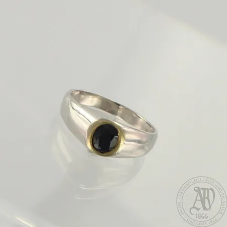 Kivisormus, koko 15¾, 925br, paino 2,5g 