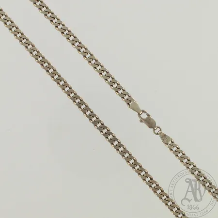 Panssarikaulaketju, pituus 45cm, 925, paino 16,8g 