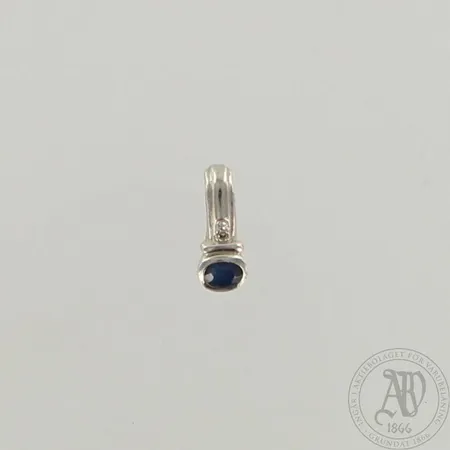 Kiviriipus timantilla 1xn.0.005ct, 585br valkokulta, paino 0,8g 