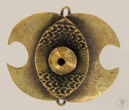 Rintakoru, design P.Sarpaneva, leveys 50mm, pronssia