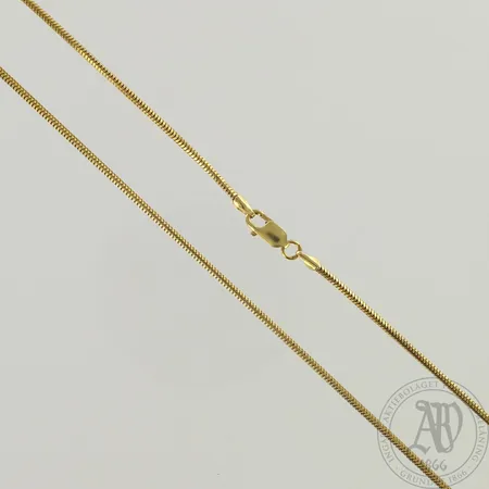 Käärmekaulaketju, pituus 45,5cm, 585, paino 5,0g 