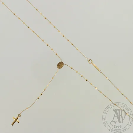 Kaulakoru, pituus 39-47,5cm, 375, paino 1,9g 