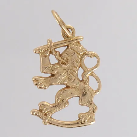 Leijona-riipus, korkeus 23mm, 585, paino 1,5g