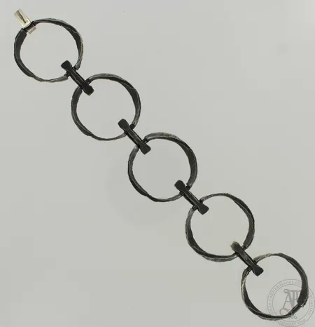 Rannekoru, pituus 190mm, leveys 33mm, vuodelta 1973, 925, paino 52,6g