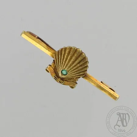 Kivirintaneula, leveys 40mm, neula vääntynyt, 585br, paino 4,4g