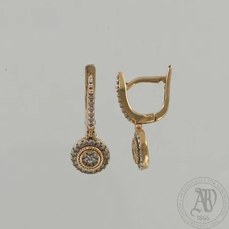 Kivikorvakorut, korkeus 21mm, 585br, paino 2,9g