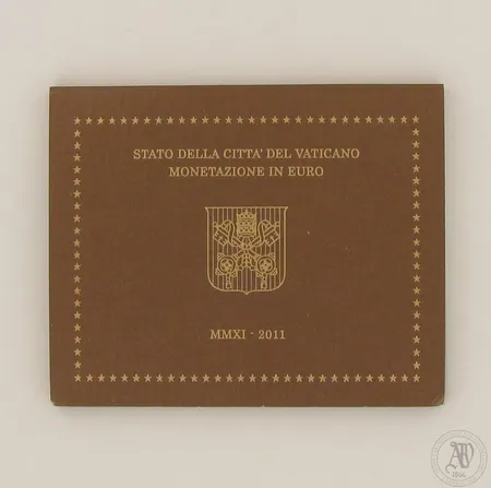Rahasarja 5 centtiä  - 2 euroa, Vatikaani 2011 Paavi Benedictus XVI.